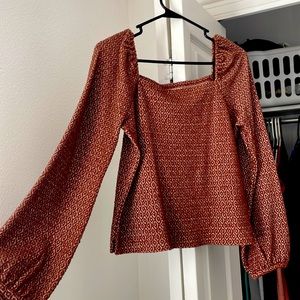 Madewell square neck top